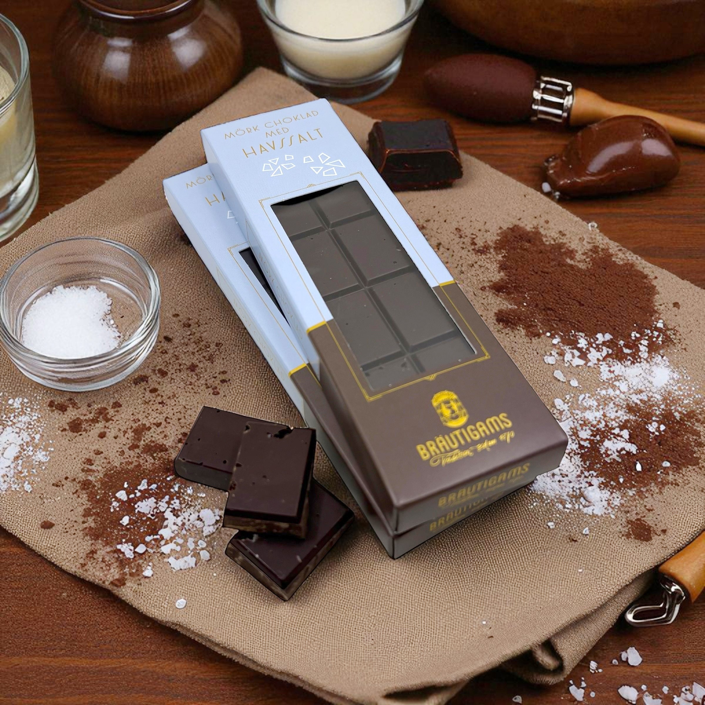 Mörk choklad med havssalt - Bräutigams